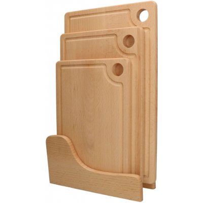 Dřevěná kuchyňská prkénka sada 3 ks. + stojan hnědá kotarbau – Zboží Dáma Dřevěná kuchyňská prkénka sada 3 ks. + stojan hnědá kotarbau – Zboží Dáma