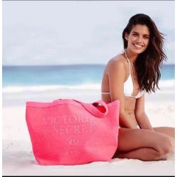 Victoria Secret Beach Day Terry Tote bag růžová kabelka - Nejlepší Ceny.cz