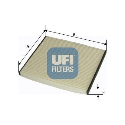 Filtr, vzduch v interiéru UFI 53.184.00 – Hledejceny.cz
