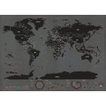 Stírací mapa světa Black – Hledejceny.cz