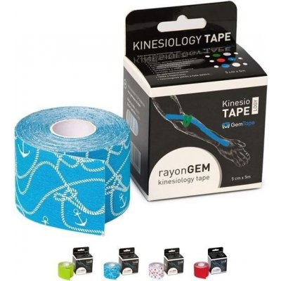 GemMedical RayonGEM Kineziologická páska červená 5 cm x 5 m – Sleviste.cz