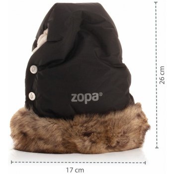 ZOPA Zimní rukavice Fluffy 2 night black