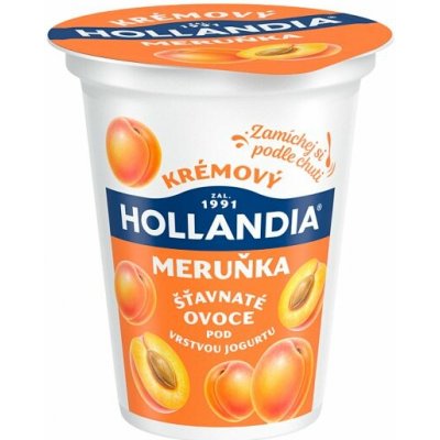 Hollandia Krémový jogut meruňka 150 g – Zboží Dáma