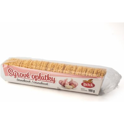 Brick Sýrové oplatky česnekové 100 g – Zboží Mobilmania