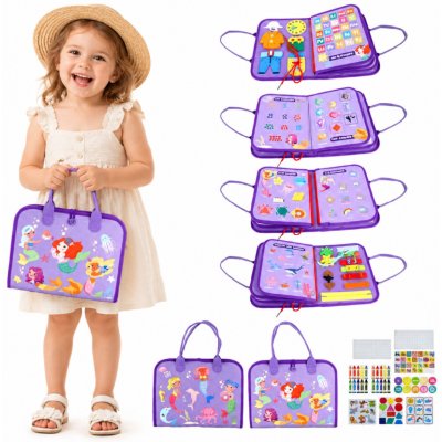 2Kids Toys Senzorická busy kniha Mořské panny – Zboží Mobilmania