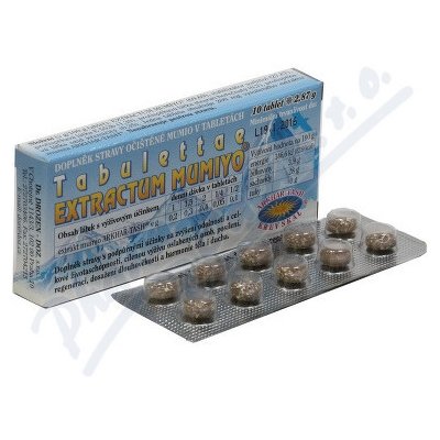 Mumio Extractum Tabulettae 100 tablet 2 g – Hledejceny.cz