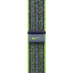 Apple Watch 41mm jasně zelený/modrý provlékací sportovní řemínek Nike MTL03ZM/A – Zboží Živě