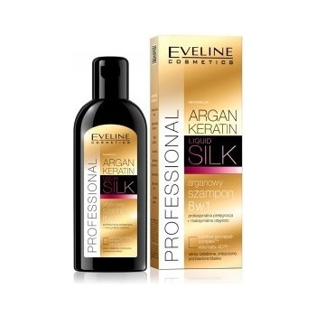 Eveline Cosmetics Argan + Keratin Exkluzivní šampon 8v1 150 ml