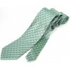 Kravata Hedvábná kravata LeeOppenheimer zelená