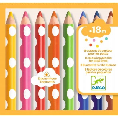 DJECO Osm pastelek pro nejmenší – Zboží Dáma