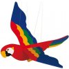 Dekorace Goki dřevěný létající papoušek samička