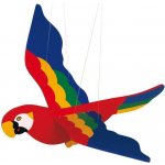 Goki dřevěný létající papoušek samička – Zboží Dáma