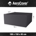 Ochranný obal na zahradní jídelní set obdélník 7930 Aerocover 180x150x85 cm – Zbozi.Blesk.cz