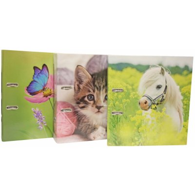 Pákový pořadač Donau - A4, šíře hřbetu 7,5 cm, motiv zvířat – Zboží Živě