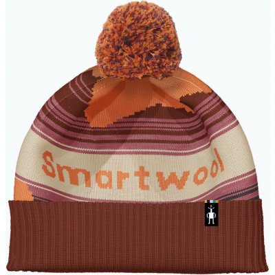 Smartwool Knit Winter Pattern POM beanie apricot – Hledejceny.cz