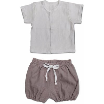 Dětská 2D mušelínová souprava kapučíno – Hledejceny.cz