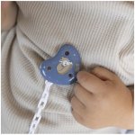 Lovi řetízek na dudlík s klipsou Night & Day Boy modrá – Zboží Mobilmania