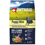 Ontario Puppy Mini Lamb & Rice 6,5 kg – Zboží Mobilmania