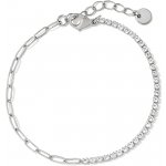 Sarines Elegantní stříbrný řetízek na nohu s zirkony S1006 – Sleviste.cz