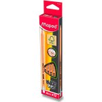 Maped Black´Peps s pryží tvrdost 2B 51722 12 ks – Zboží Živě