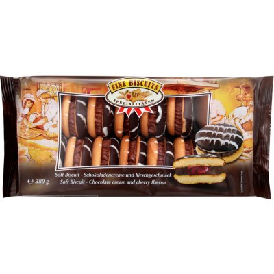 Feiny Biscuits Sendvič třešeň čokoláda 380 g – Zboží Dáma