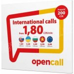 O2 SIM karta OPENCALL s kreditem 200Kč + 2 GB – Sleviste.cz