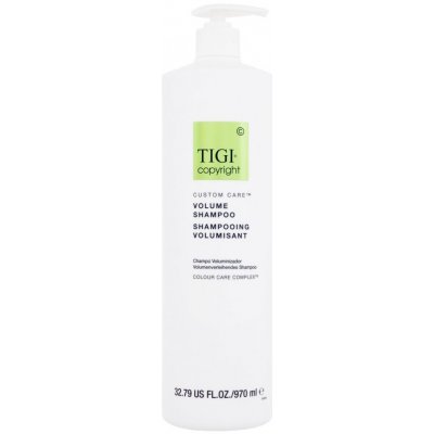 Tigi Copyright Custom Care Volume Shampoo 970 ml – Zboží Mobilmania