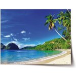 Sablio Plakát Pláž 2 - 60x40 cm – Zboží Mobilmania