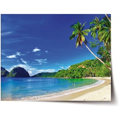 Sablio Plakát Pláž 2 - 60x40 cm – Zboží Mobilmania