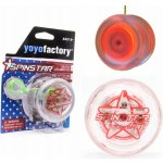 Yoyofactory yoyo Spinstar LED svítící Červená – Zboží Dáma
