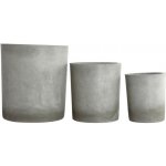 Betonové květináče Ave Light Grey - set 3 ks House Doctor – Hledejceny.cz