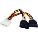 GEMBIRD Kabel SATA napájecí rozdvojka 15cm 1x 5.25 na 2xSATA GEMBIRD CC-SATA-PSY – Zboží Živě