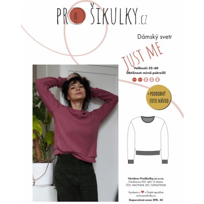 Dámský svetr JUST ME | 32 - 60 - Česky – Hledejceny.cz