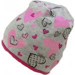 Rockino 5261 dívčí přechodová podzimní/jarní/zimní čepice šedá zvířátka – Hledejceny.cz