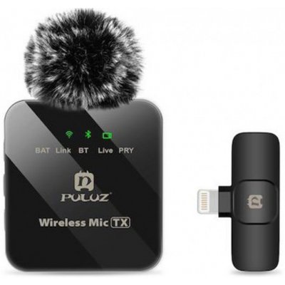 2.4GHz Lightning Wireless Lavalier Microphone (With Battery) – Hledejceny.cz