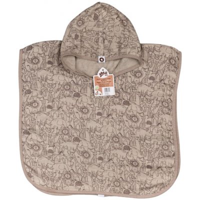 Kikko Bambusové mušelínové pončo 1 Safari Atmosphere – Zboží Dáma