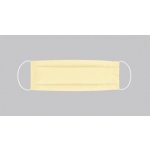 Ústní rouška bavlněná na gumičku - žlutá - 15x22cm – Zboží Mobilmania