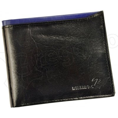 Pánská peněženka Ronaldo N01-VT RFID černá + modrá