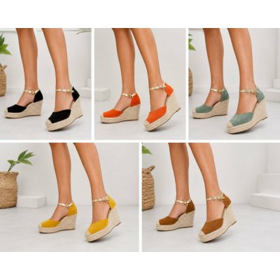 Marquiiz espadrilky na klínku Černá – Hledejceny.cz