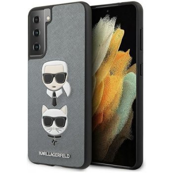 Pouzdro KARL LAGERFELD KARL LAGERFELD Ochranné Samsung Galaxy S21 Plus 5G stříbrné
