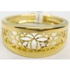 Prsteny Klenoty Budín Mohutný zlatý prsten ze žlutého zlata 1410449