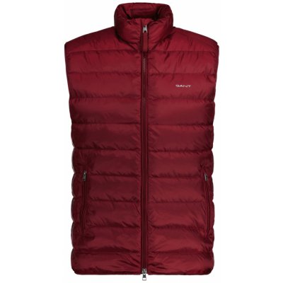 Gant vesta Light down Gilet červená – Zboží Mobilmania