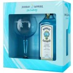Bombay Sapphire Gin 40% 0,7 l (dárkové balení 1 sklenice) – Zboží Dáma