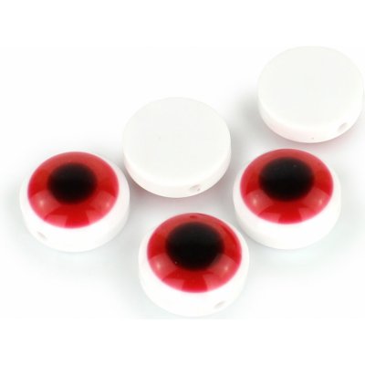 Knoflík oko - 24" - 15,24mm - různé barvy Knoflík - oko - 24" - 15,24mm: Červená – Hledejceny.cz