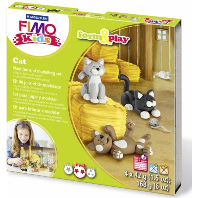Fimo Staedtler Sada kids Form & Play Kočky – Zboží Dáma