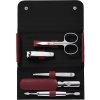 Kosmetické nůžky Solingen manikúra Classic Inox 5dílná červená