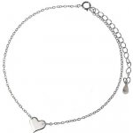 Marre Stříbrný řetízek na nohu se srdíčkem ZB84018 – Hledejceny.cz