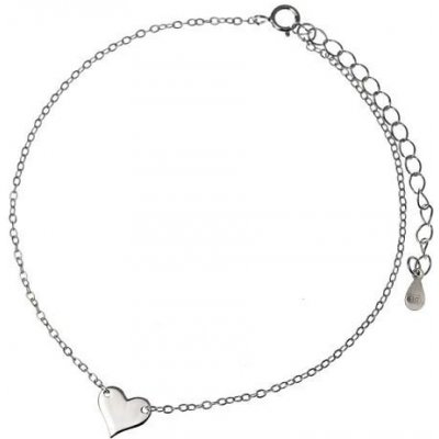 Marre Stříbrný řetízek na nohu se srdíčkem ZB84018 – Hledejceny.cz