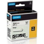 Dymo originální páska do tiskárny štítků, Dymo, 18445, S0718620, černý tisk/bílý podklad, 5.5m, 19mm, RHINO vinylová profi D1 – Hledejceny.cz