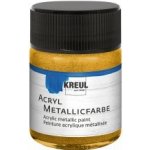 Akrylová barva metalická KREUL 50 ml zlatá – Zboží Dáma